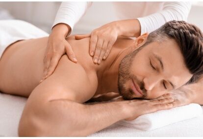 Лечебный массаж спины + плеч + шеи для мужчин