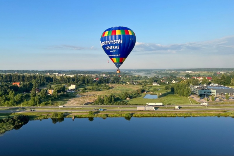 Полет на воздушном шаре над Клайпедой с «Oreivystės centras»