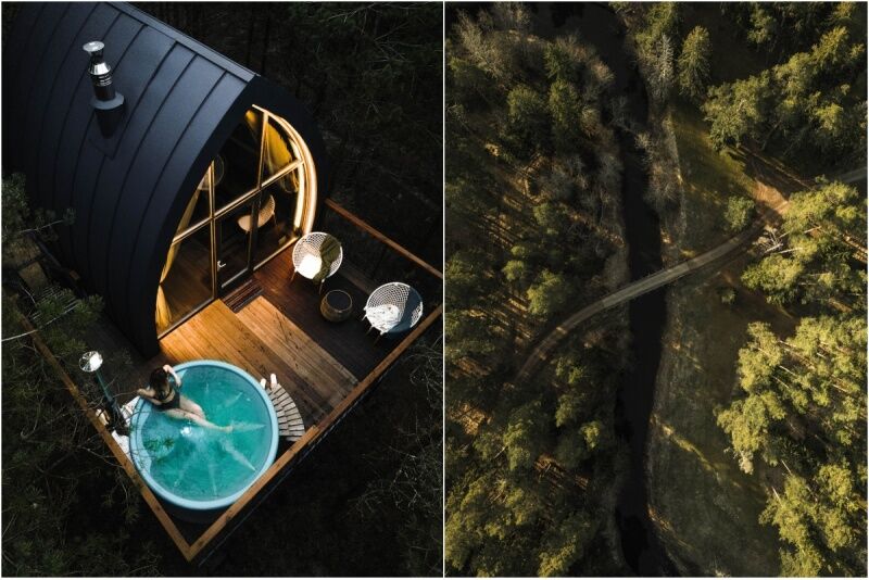 Nakšņošana bungalo 4 metrus virs zemes - Jungle SPA