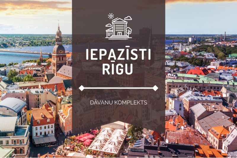 Dāvanu komplekts "Iepazīsti Rīgu"