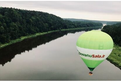 Romantiškas skrydis oro balionu dviems Birštone
