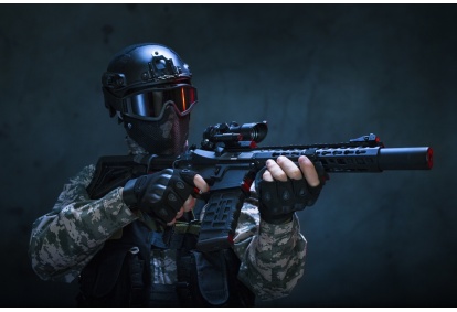 Airsoft spēle aktīvās atpūtas parkā Jungland vienai personai