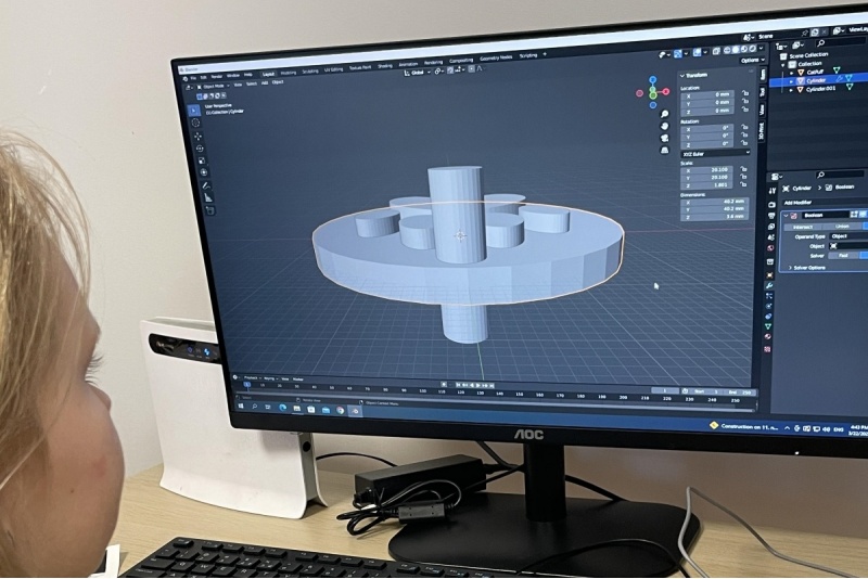 Мастер-класс по 3D-проектированию с печатью «Брелоки для ключей» для 2 человек