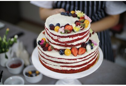 „Sarkanā velveta kūka“ - konditorejas online meistarklase