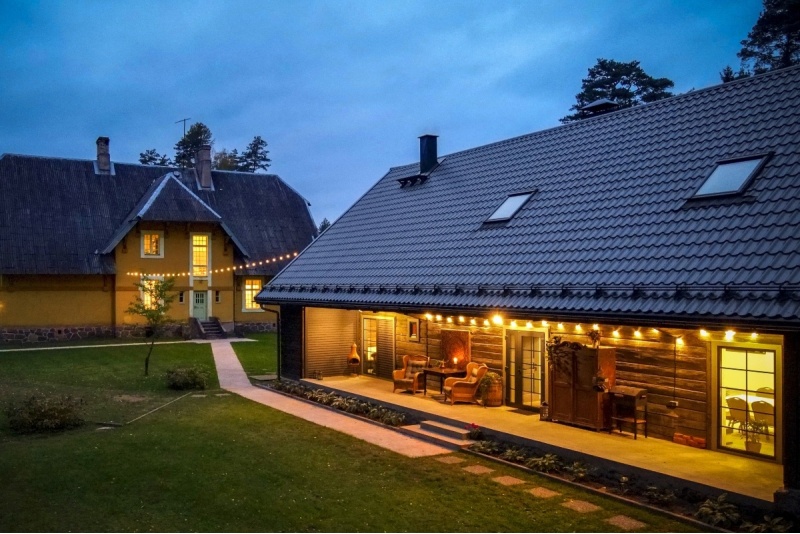 Романтический отдых в номере LUX с посещением бани в гостевом доме Bergervilla