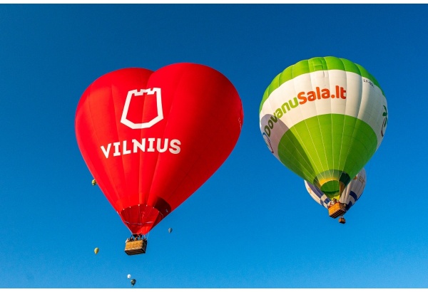 Lidojums ar gaisa balonu Viļņā ar gaisa balonistu klubu „Audenis“