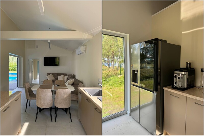 Ночёвка в домике “Villa Mila” с посещением бассейна, бани и джакузи