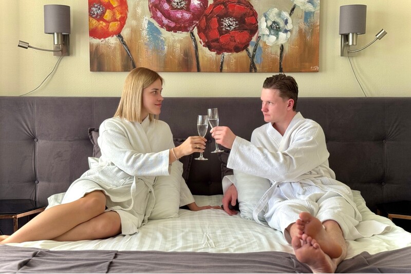 Классический вечер рабочего дня в отеле "SPA Hotel Ezeri" в Сигулде