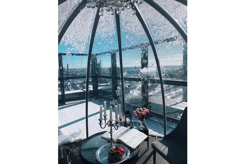 Место для радости встреч — "Skyhouse Igloo" на 23-м этаже Filozofu Rezidence