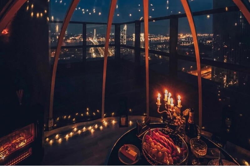 Место для радости встреч — "Skyhouse Igloo" на 23-м этаже Filozofu Rezidence