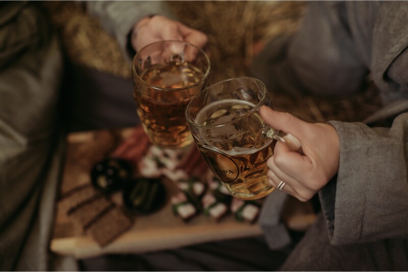 Пивная SPA-процедура в VIP-комнате ĄŽUOLAS «BEER SPA» в Вильнюсе