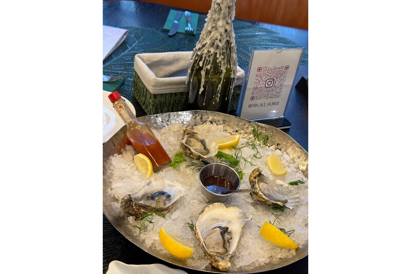 Apmeklējums restorānā „Fish&Ale“ Viļņā