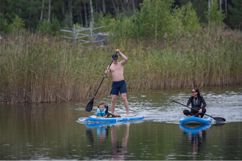 SUP-приключение в Лидумском карьере