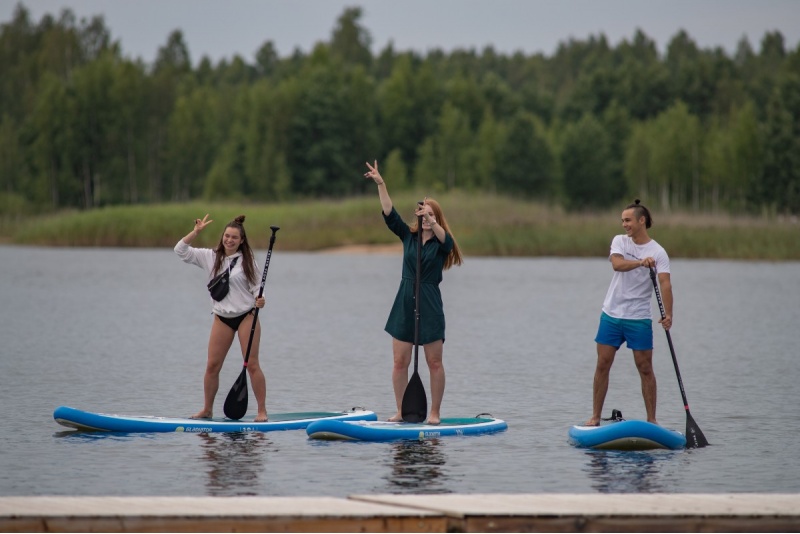 SUP-приключение в Лидумском карьере