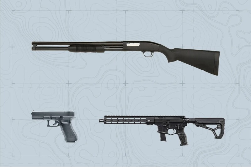 Стрельба по схеме „Basic Delta“ для одного человека на стрельбище Gunrange