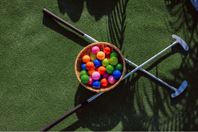 Игра в мини-гольф для семьи «Minigolfs Āres»