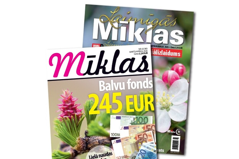 Подписка на комплект журналов «Mīklas» и «Laimīgās Mīklas»