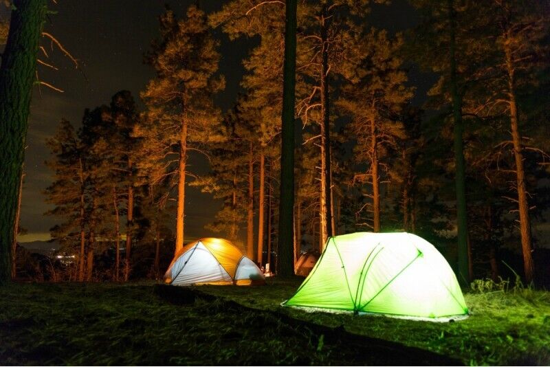 Отдых на природе - место палатки в комплексе отдыха "Starp debesīm un zemi"