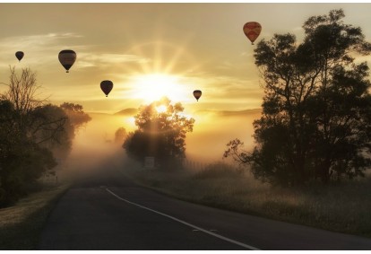 Aizraujošs lidojums ar gaisa balonu Dobelē