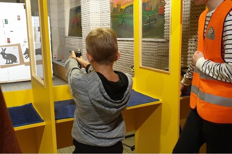 Стрельба  для  детей  "Набор №.2B" на стрельбище "Trāpītava"