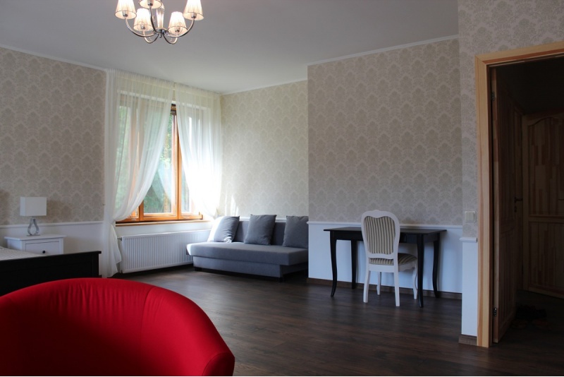 Ночевка в большой квартире в Саулкрасты недалеко от моря — на вилле Neubad до 10 человек