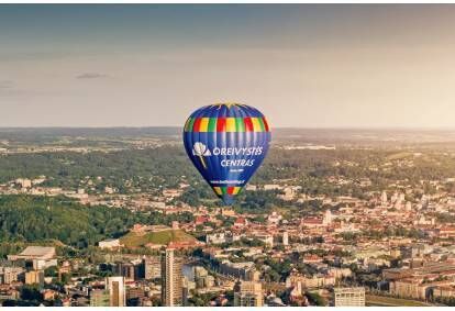 Skrydis oro balionu virš Vilniaus su „Oreivystės centru“