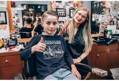 Gados jauno džentelmeņu matu griezums Knockout Barber Shop Jelgavā