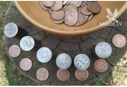 Individualizēta monētu kalšana pasākumā no "DUDU Ligzdas"