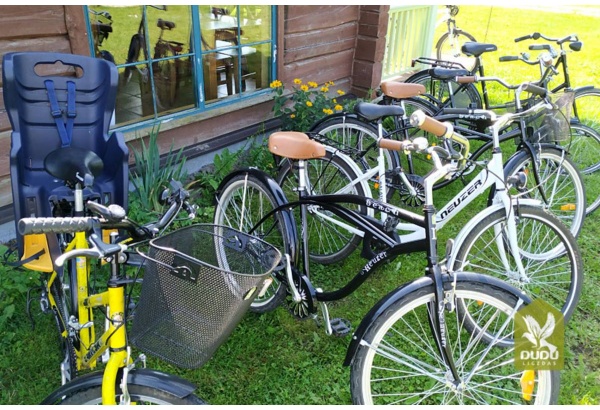 Velosipēdu noma Limbažu novadā no "DUDU Ligzdas"