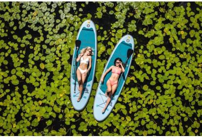 Приключение на SUP досках в парке активного отдыха "BB Wakepark" в Лиепае
