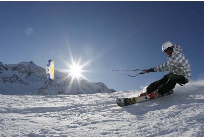 Ziemas kaitinga apmācība no Kiteschool Rīgā