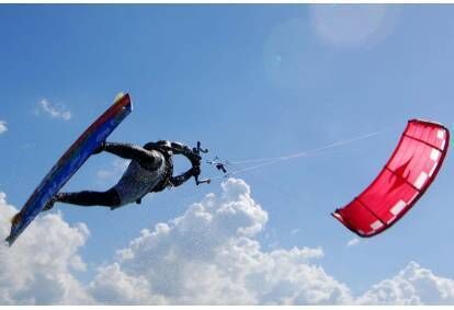 Летнее обучение кайтсерфингу от "KiteSchool" в Риге