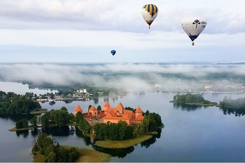 Полёт на воздушном шаре в Тракае с «Oreivystės centras»