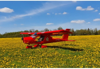 Iejūties lidmašīnas pilota lomā - testa lidojums ar lidmašīnu Aeroprakt-32