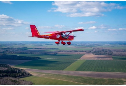 Aizraujošs lidojums virs Jūrmalas un Jelgavas ar lidmašīnu Aeroprakt-32