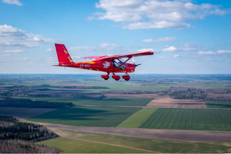 Aizraujošs lidojums virs Jūrmalas un Jelgavas ar lidmašīnu Aeroprakt-32