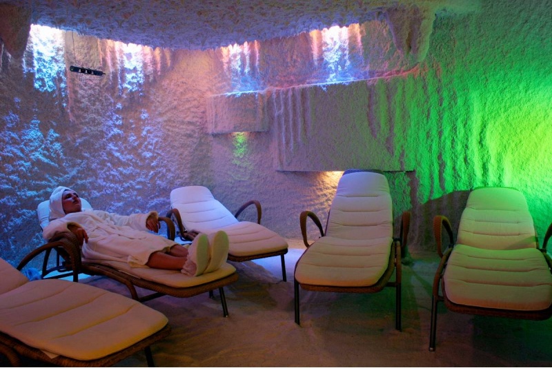 Посещение соляной комнаты с ребенком в "Baltic Beach Hotel & SPA" в Юрмале