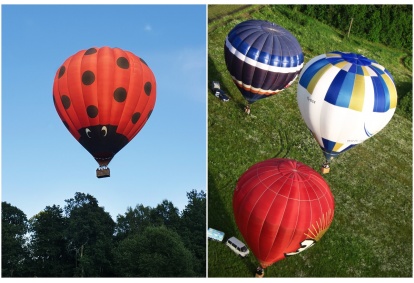 Lidojums ar gaisa balonu virs Rundāles no "Gaisabaloni.lv"