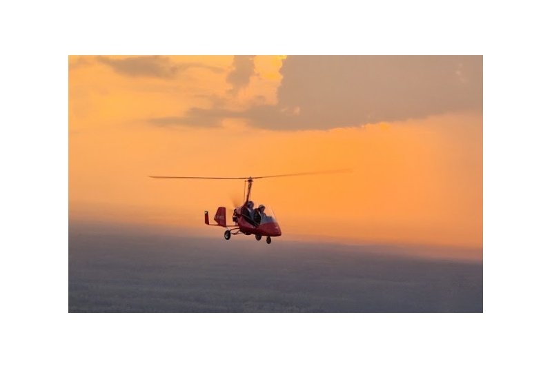 Iepazīšanās-mācību lidojums ar helikopteru virs Kupišķiem
