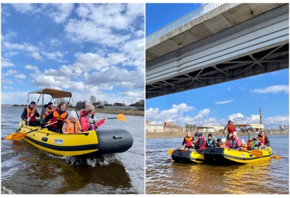 Aizraujošs izbrauciens ar Raft-laivu "Daugavas lokos"