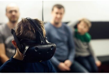 Virtuālās realitātes pasākums draugu lokā no "VR Room" Rīgā
